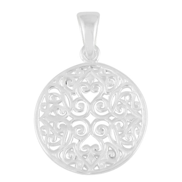 Southern Gates® Extra Small Round Scroll Pendant