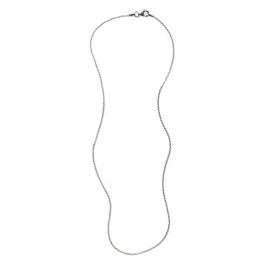 Sterling Silver 1mm Diamond Cut Rope Chain