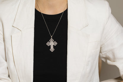 Southern Gates® Greek Key Cross Pendant - MeMe's Favorite!