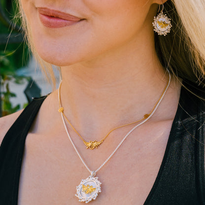 Southern Gates® Mother Of Pearl Bee Pendant