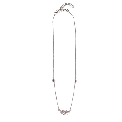Southern Gates® Bee and Honeycomb Station Necklace