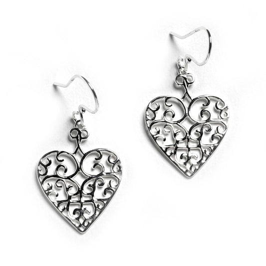 Southern Gates® Flat Heart Earrings
