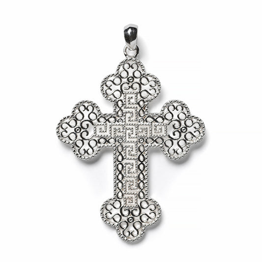 Southern Gates® Greek Key Cross Pendant - MeMe's Favorite!