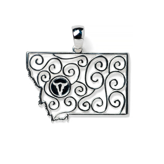Southern Gates® Filigree Montana State Pendant