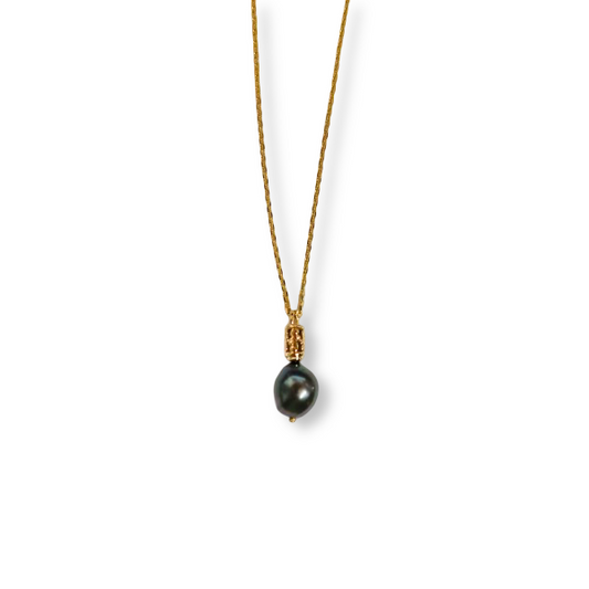 Southern Gates® 14k Gold Tahitian Pearl Necklace