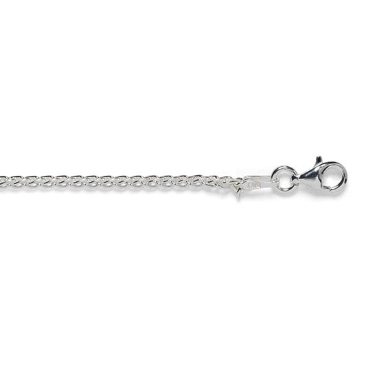 Sterling Silver 1.8mm Wheat Chain