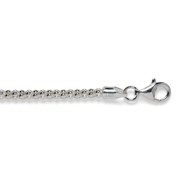 Sterling Silver 2.8mm Popcorn Chain