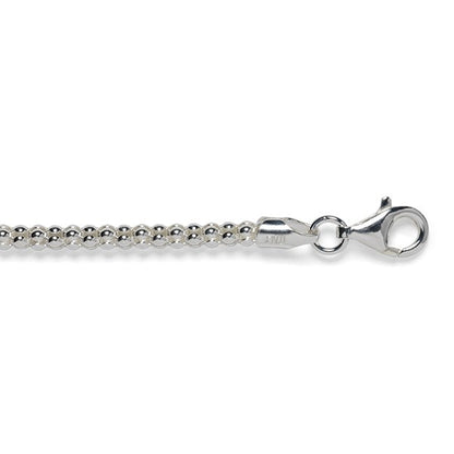 Sterling Silver 2.8mm Popcorn Chain