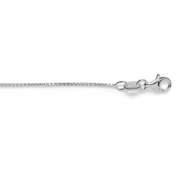 Sterling Silver 1mm Rounded Box Chain