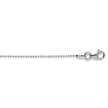 Sterling Silver 1mm Bead Chain
