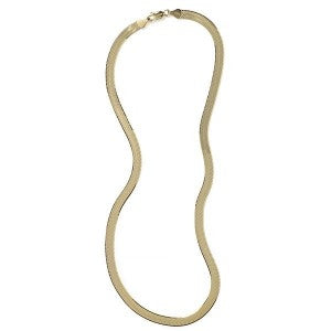 Wide Herringbone Necklace