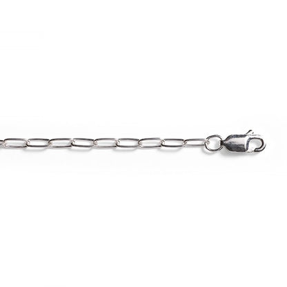 Sterling Silver Tiny Paperclip Chain