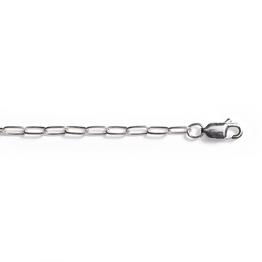 Sterling Silver Tiny Paperclip Chain