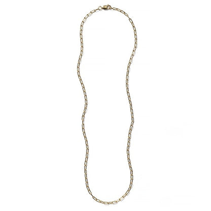 14k Gold Filled 1mm Tiny Paperclip Chain