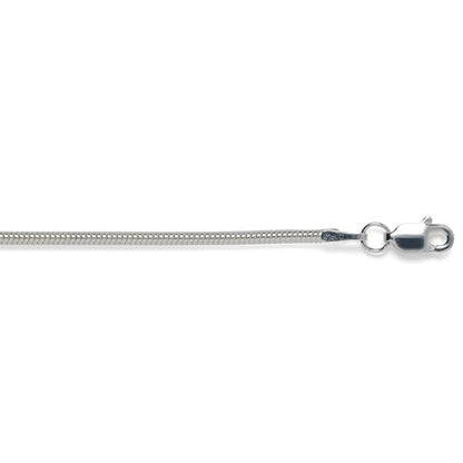 Sterling Silver 1.6mm Silver Snake Chain