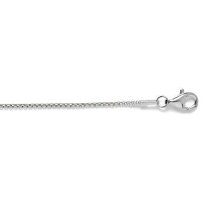 Sterling Silver 1.3mm Rounded Box Chain