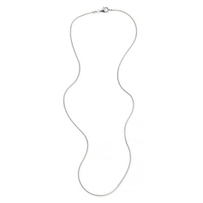 Sterling Silver 1.3mm Rounded Box Chain