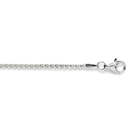 Sterling Silver 1.6mm Rounded Box Chain